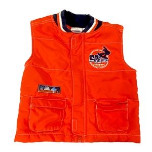 2/$12 💥♻ Kid Connection Orange Navy Snowboarding Vest Jacket | Size 24m |1046